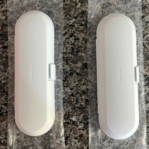 Brand New Philips Sonicare Toothbrush Cases, Set of 2 (Never Been Used)
